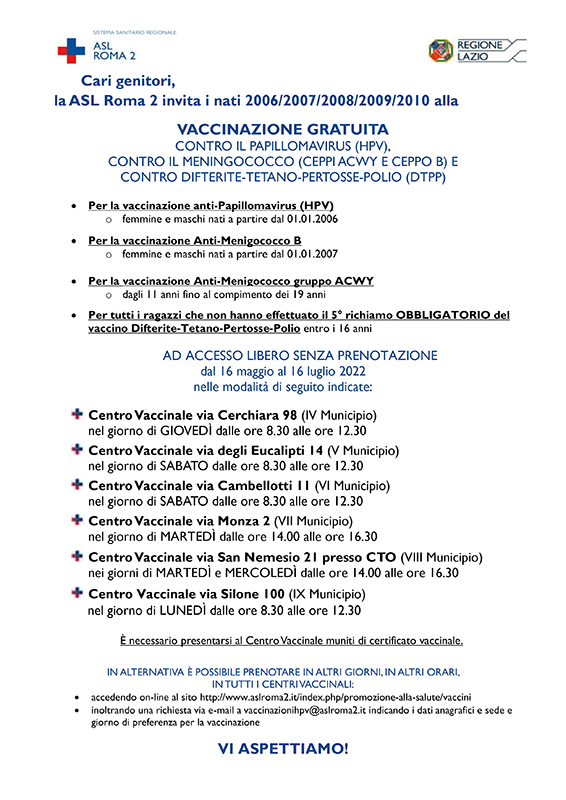 vaccinazione gratuita hpv 1